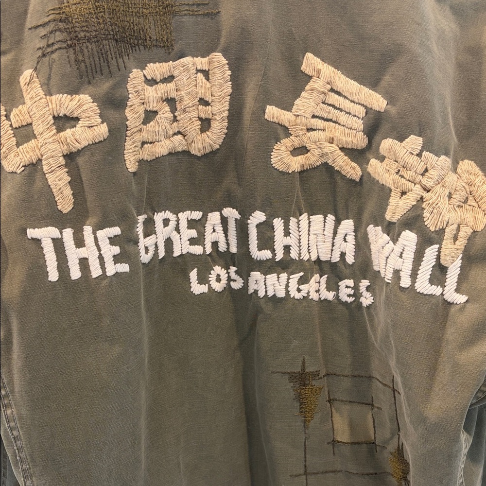 The Great China Wall Olive Green Military Field Jacket - Picture 8 of 11